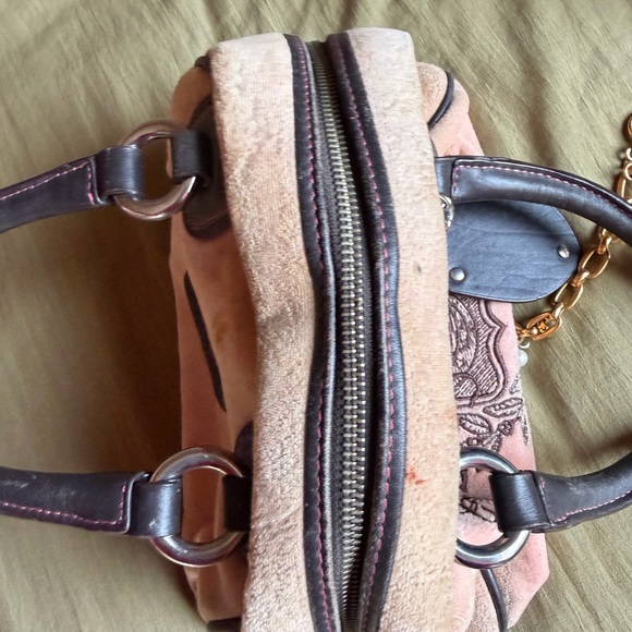 Juicy Couture Pink and Black Satchel - Picture 3 of 9